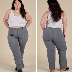 Big Bud Press Work Pants Washed Gray Sz XL Cotton Elevated Basics Comfort Unisex